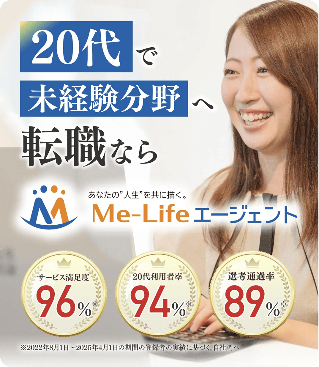 Me-Life エージェント - 20代で未経験分野へ転職なら